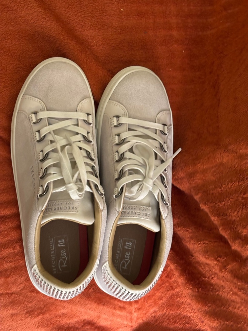 Skechers Street Los Angeles, Rise Fit line, Women’s size 10, Off-White color. - Picture 6 of 11